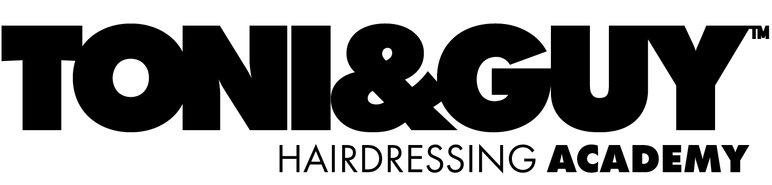 TONI&GUY Hairdressing Academy Icon, black text on white background