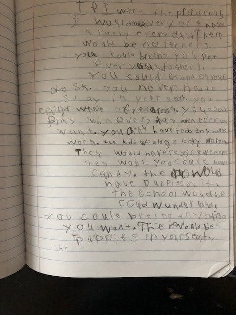 example of dysgraphia