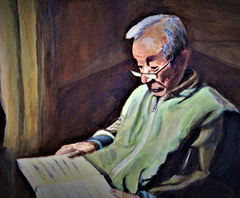  painting by Ian Chen, Jasper HS