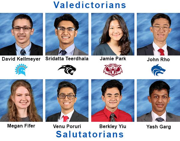 All 2021 Valedictorians and Saluttorians