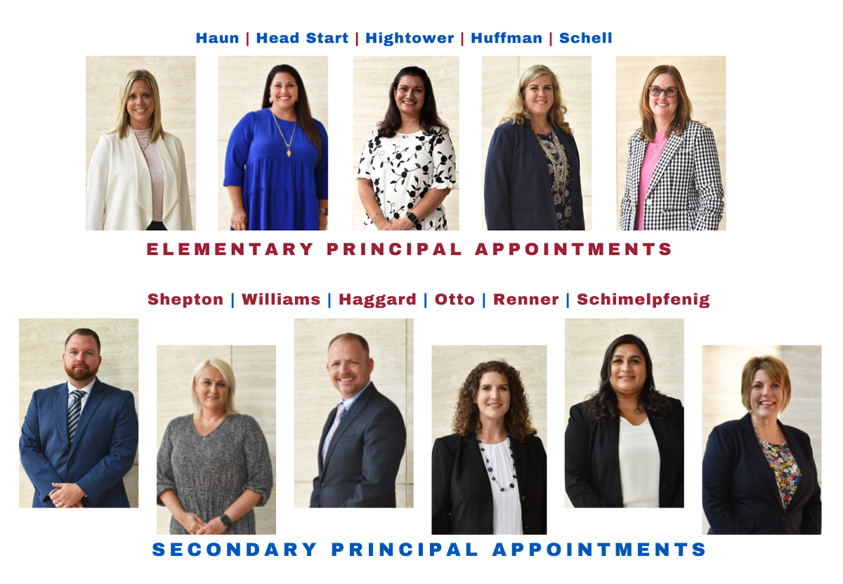 Elem & secondary principals appointments