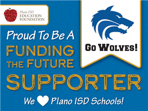 Plano West Senior High Yard Sign Image