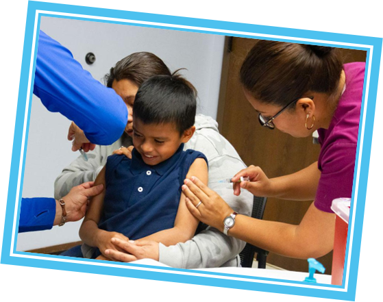 student getting vaccinations student getting vaccinations