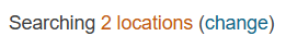 The number of locations has changed to 2.