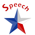 speech logo 