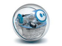 Clear plastic robotic ball 