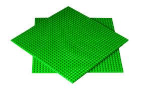 Green LEGO baseplate 