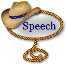 speech logo 